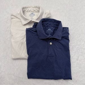 Boys Youth Small (7/8) Peter Millar Navy and White Polo lot